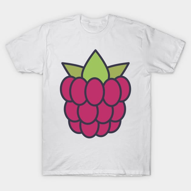 Cute Raspberry T-Shirt by Jonathan Wightman